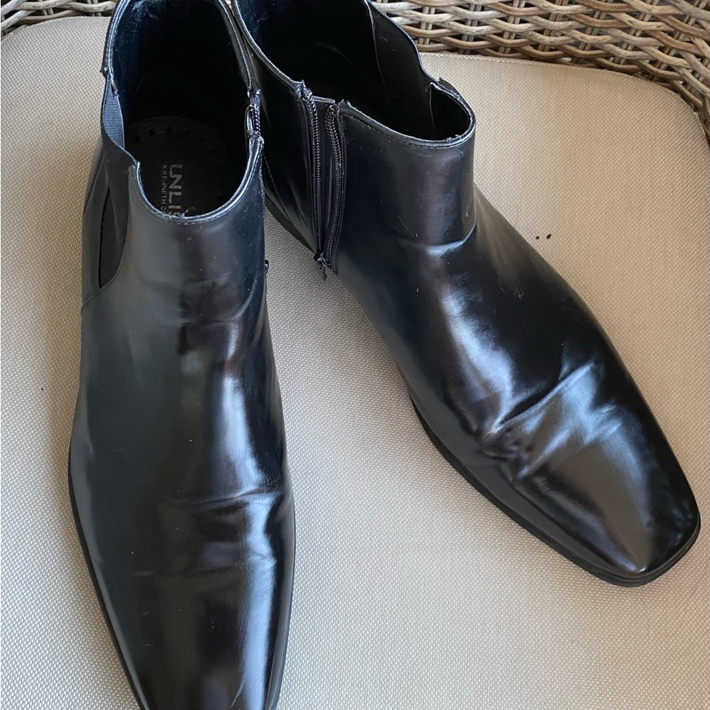 Kenneth Cole Black Men's Boots (vegan)